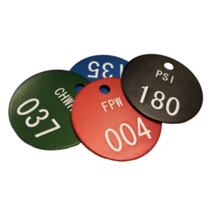 anodized Aluminum Valve Tags